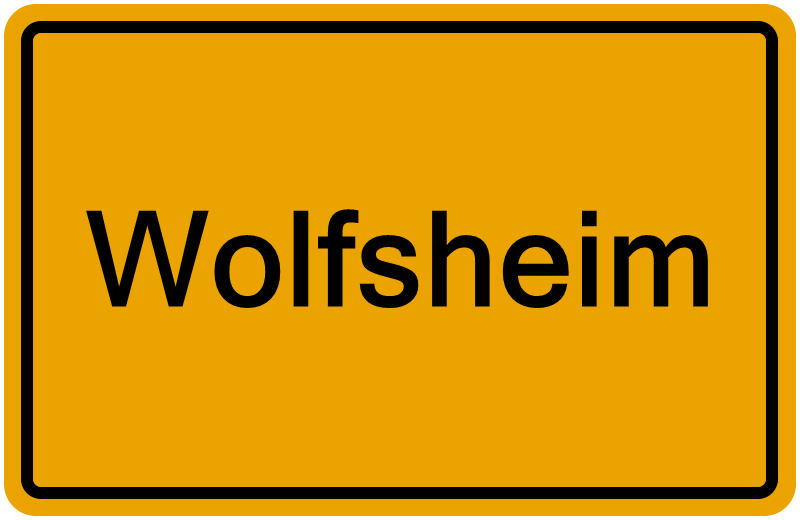 Handelsregisterauszug Wolfsheim