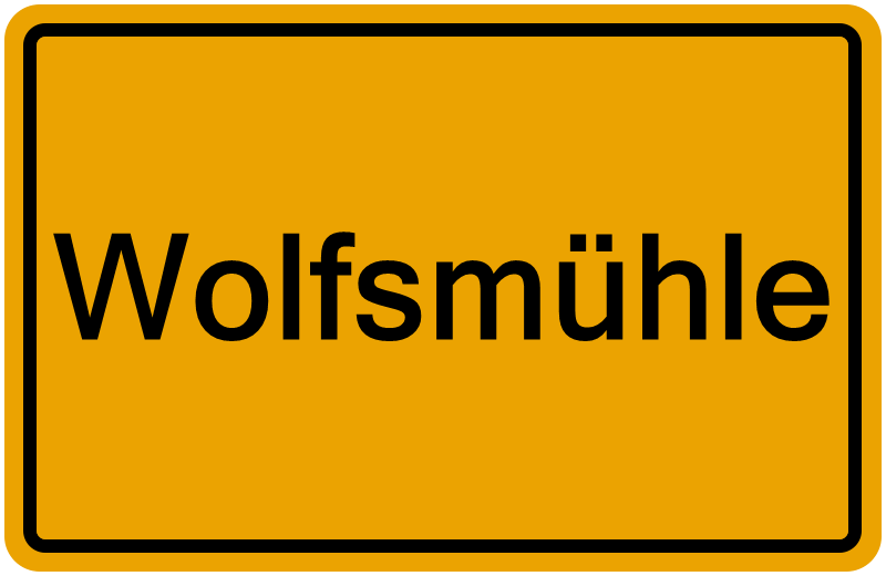 Handelsregisterauszug Wolfsmühle