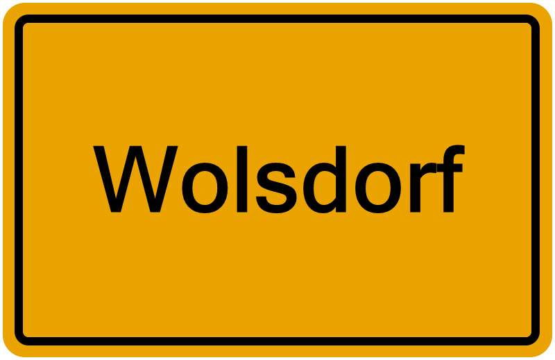 Handelsregisterauszug Wolsdorf