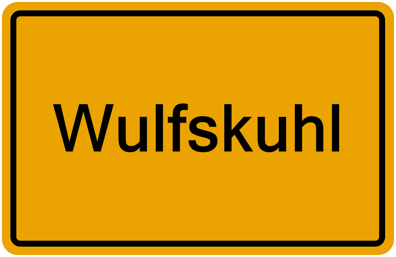 Handelsregisterauszug Wulfskuhl