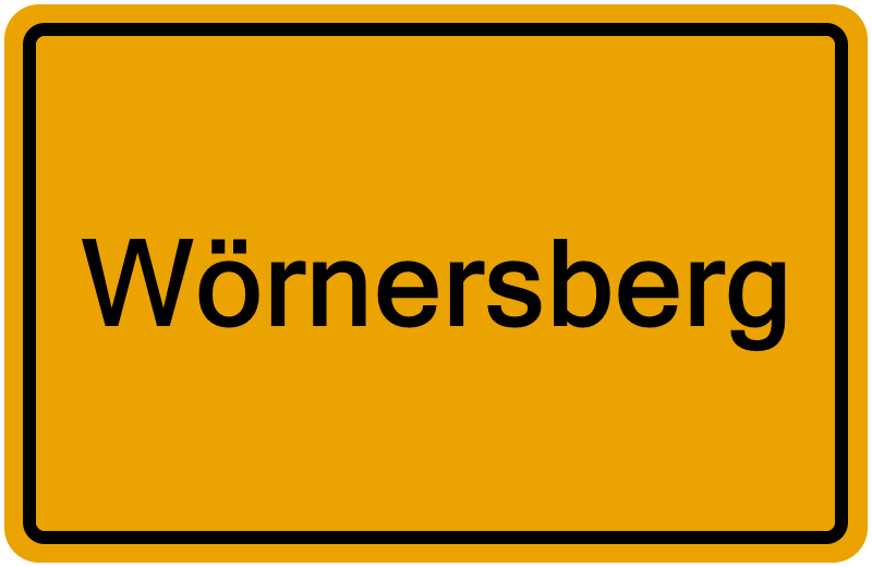 Handelsregisterauszug Wörnersberg