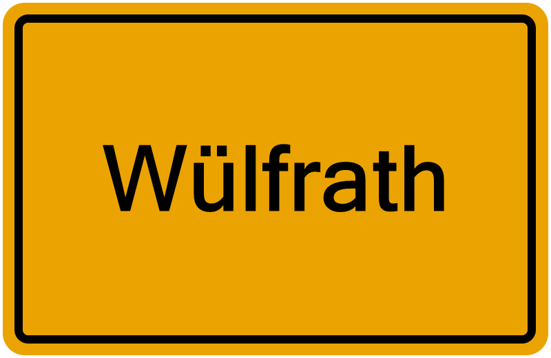 Handelsregisterauszug Wülfrath