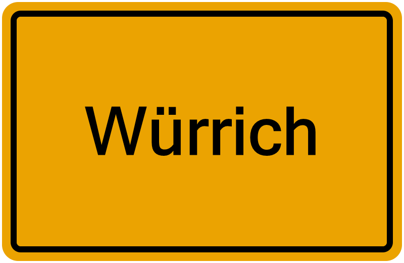 Handelsregisterauszug Würrich