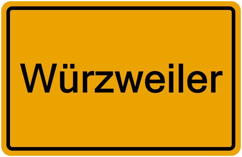 Handelsregisterauszug Würzweiler