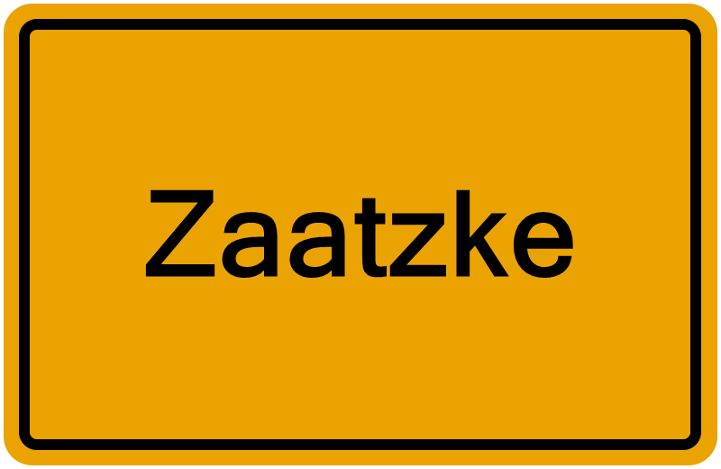 Handelsregisterauszug Zaatzke