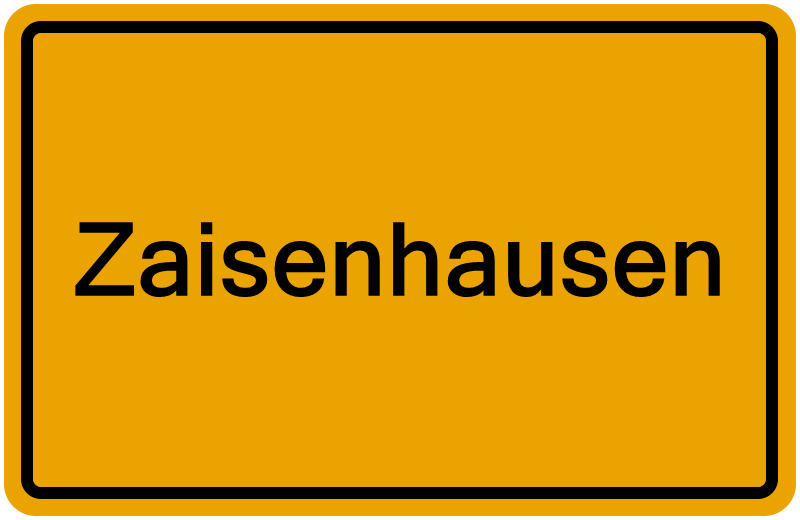 Handelsregisterauszug Zaisenhausen