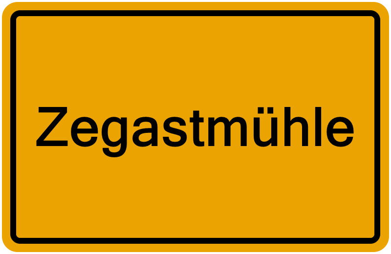 Handelsregisterauszug Zegastmühle