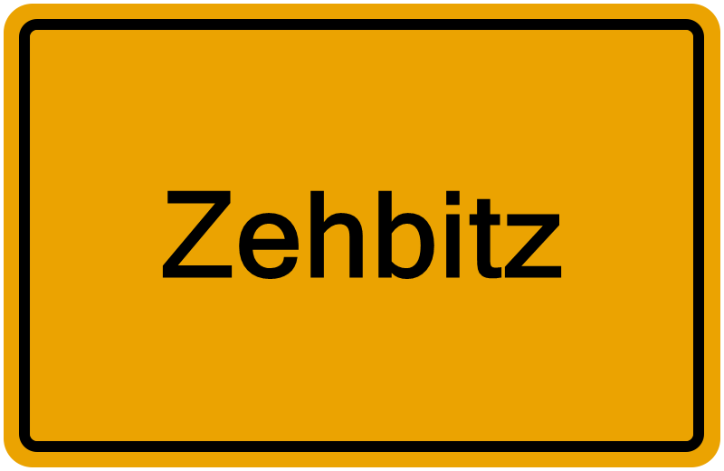 Handelsregisterauszug Zehbitz