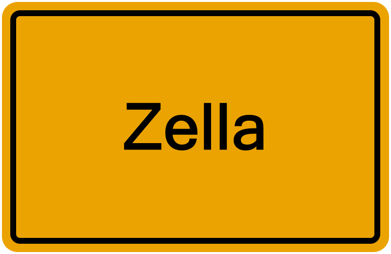 Handelsregisterauszug Zella