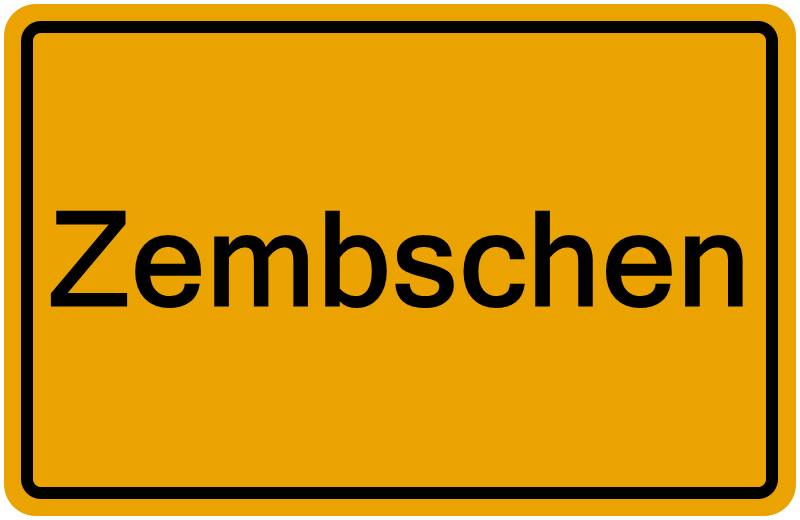 Handelsregisterauszug Zembschen
