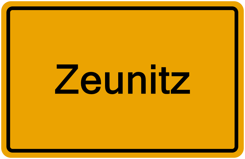Handelsregisterauszug Zeunitz
