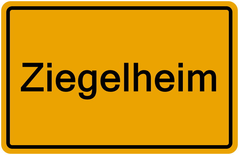 Handelsregisterauszug Ziegelheim