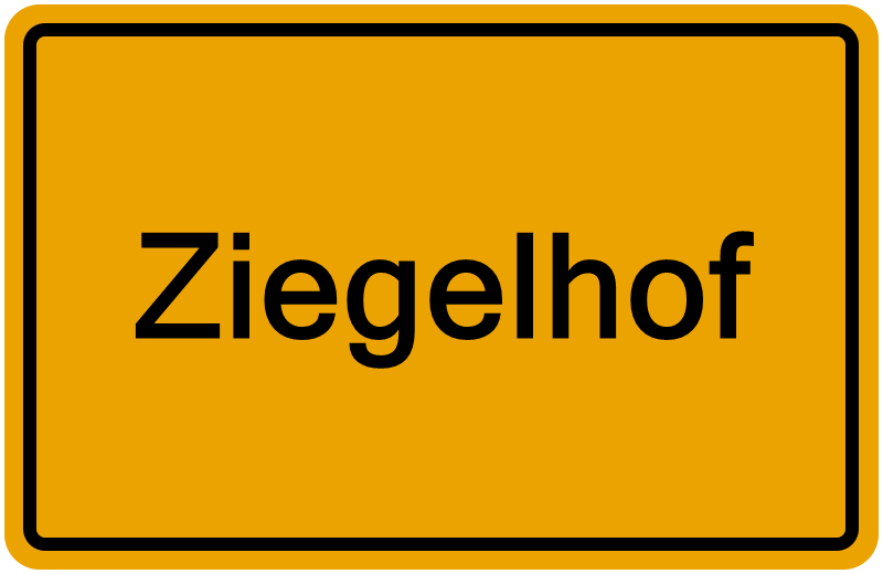 Handelsregisterauszug Ziegelhof