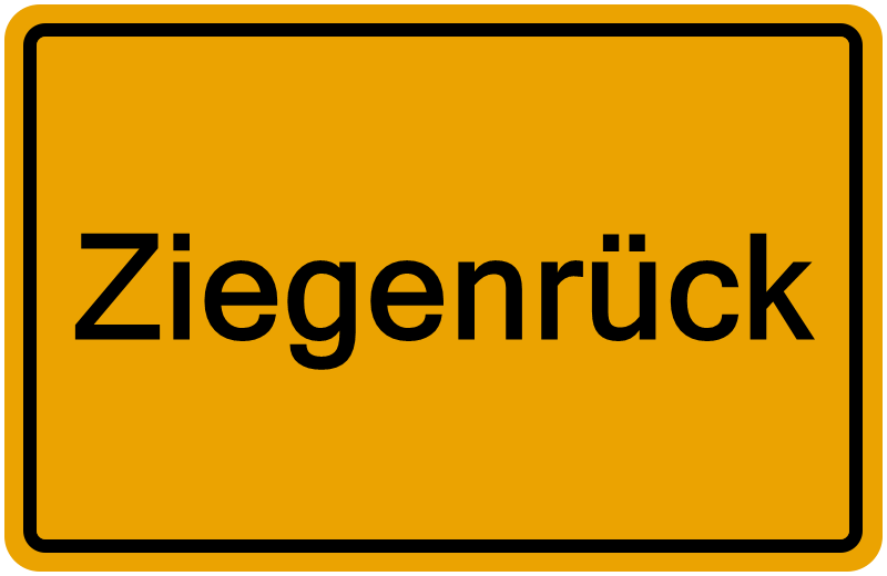 Handelsregisterauszug Ziegenrück