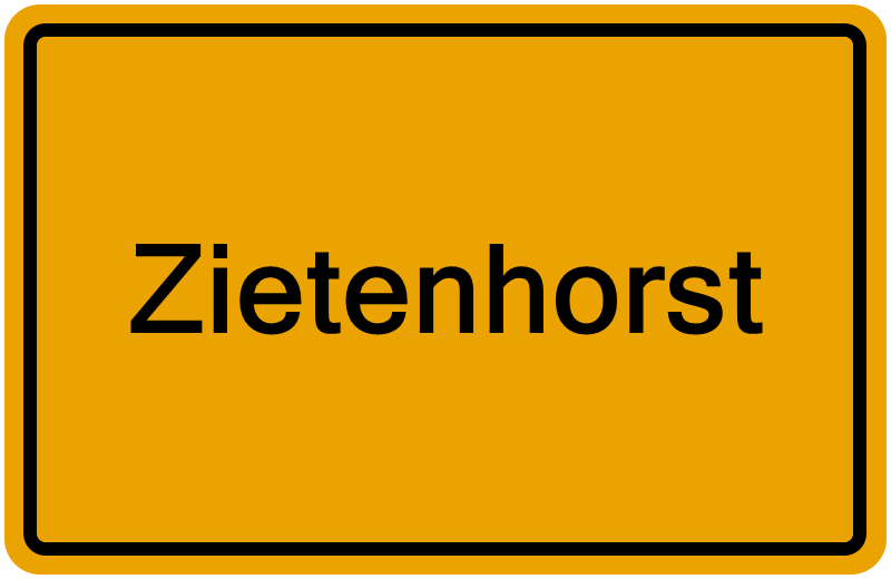 Handelsregisterauszug Zietenhorst