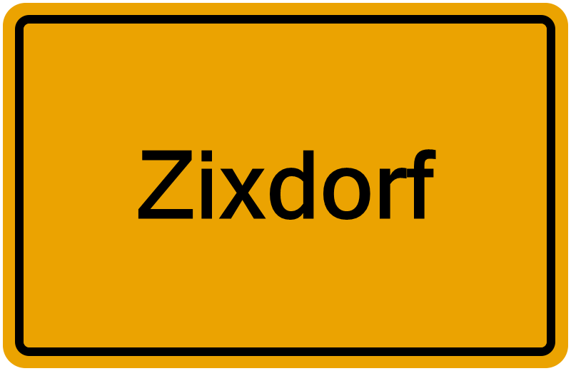 Handelsregisterauszug Zixdorf