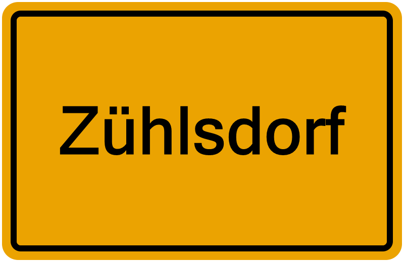 Handelsregisterauszug Zühlsdorf