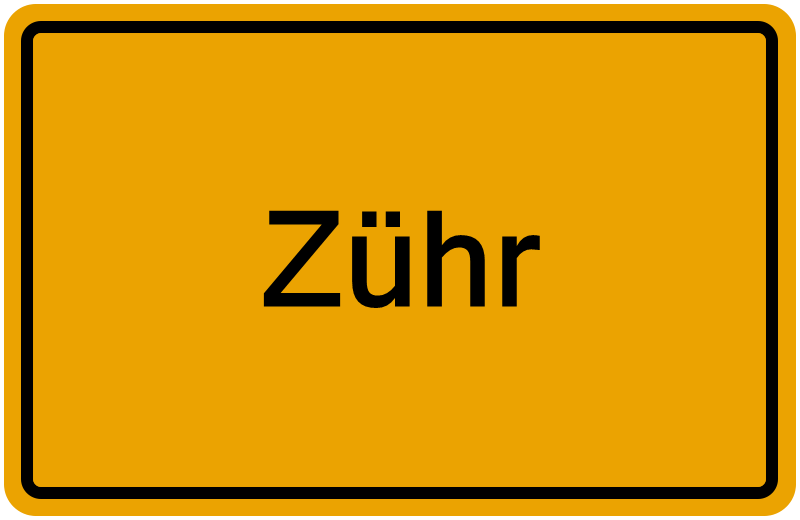 Handelsregisterauszug Zühr