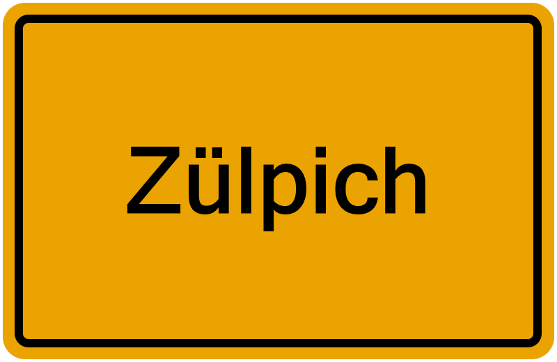 Handelsregisterauszug Zülpich