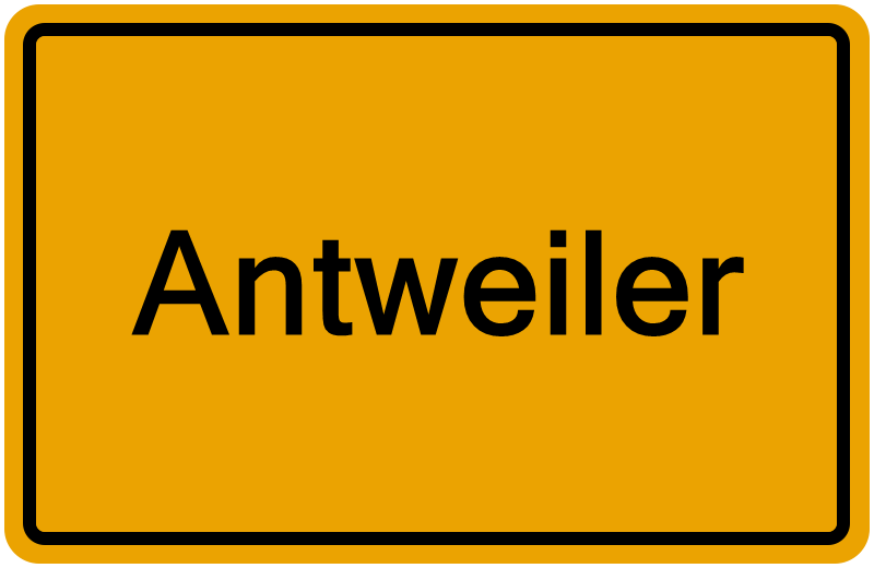 Handelsregisterauszug Antweiler