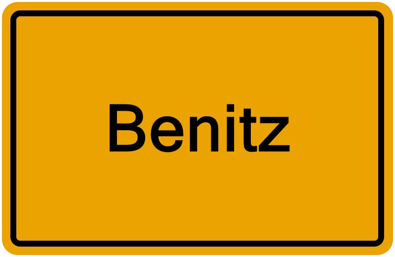 Handelsregisterauszug Benitz