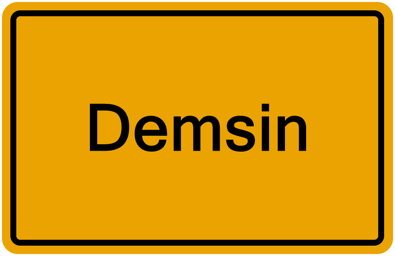 Handelsregisterauszug Demsin