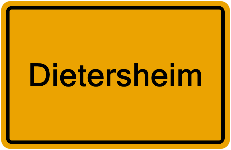 Handelsregisterauszug Dietersheim