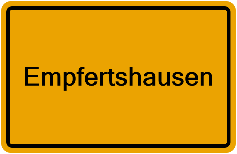 Handelsregisterauszug Empfertshausen