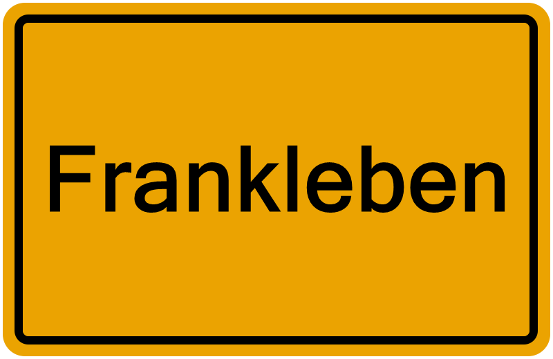 Handelsregisterauszug Frankleben