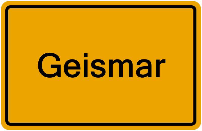 Handelsregisterauszug Geismar