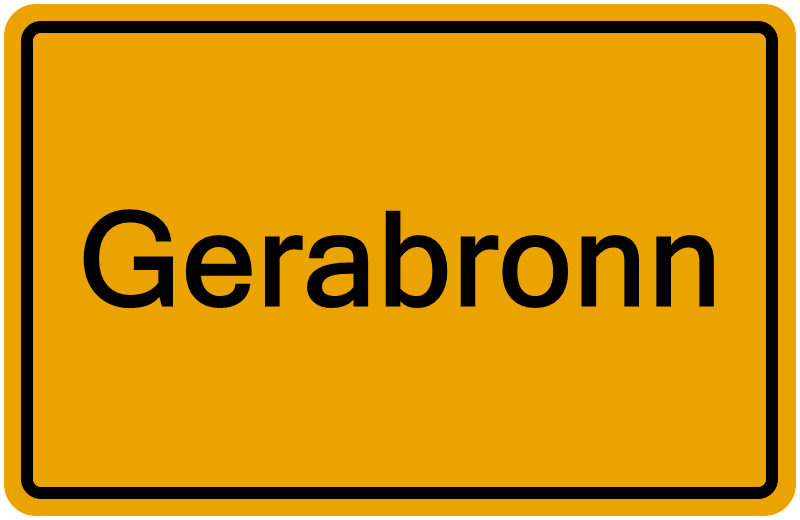 Handelsregisterauszug Gerabronn