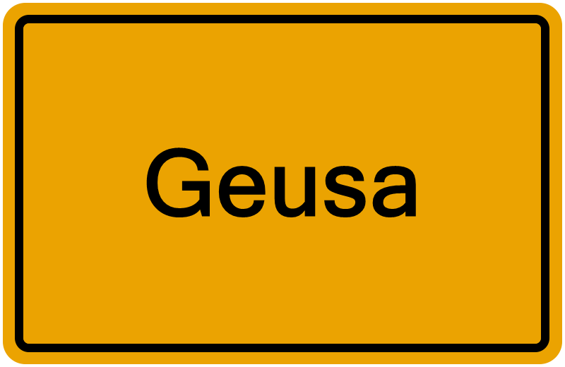 Handelsregisterauszug Geusa