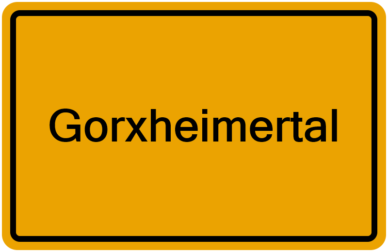 Handelsregisterauszug Gorxheimertal