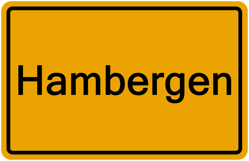 Handelsregisterauszug Hambergen