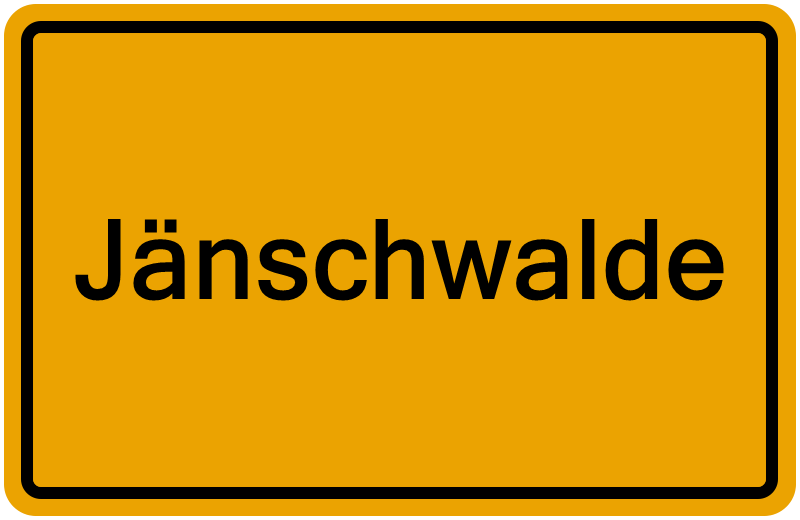 Handelsregisterauszug Jänschwalde