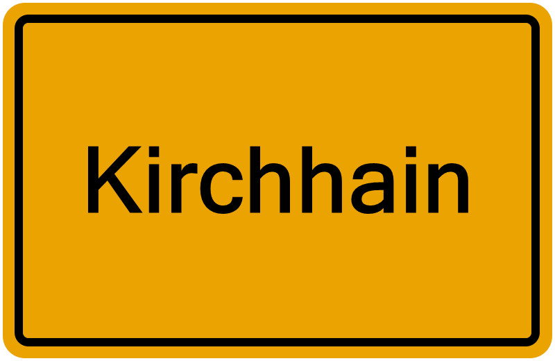 Handelsregisterauszug Kirchhain