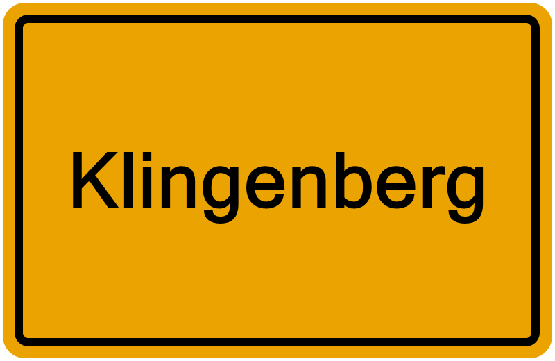 Handelsregisterauszug Klingenberg