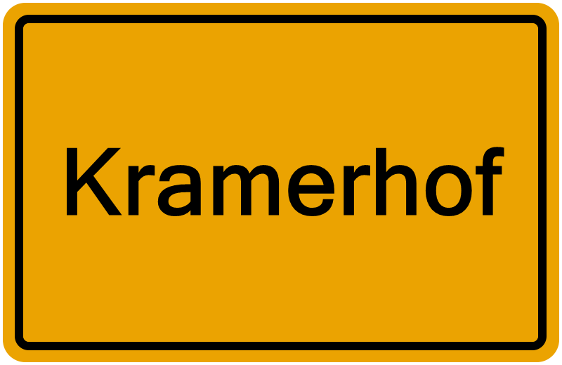 Handelsregisterauszug Kramerhof