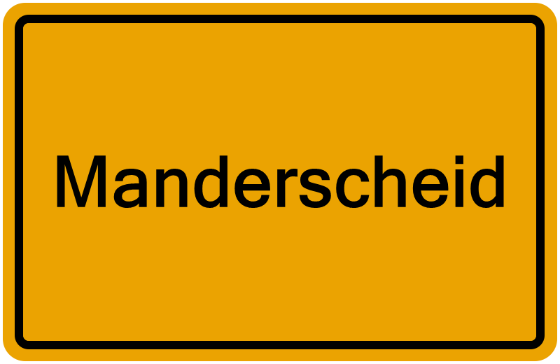 Handelsregisterauszug Manderscheid