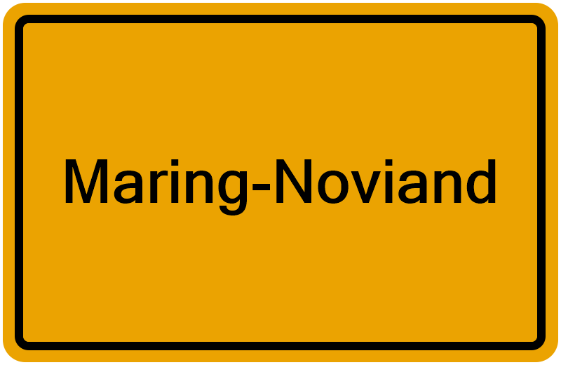 Handelsregisterauszug Maring-Noviand