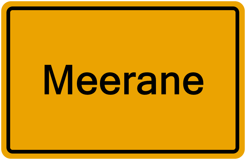 Handelsregisterauszug Meerane