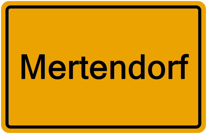 Handelsregisterauszug Mertendorf