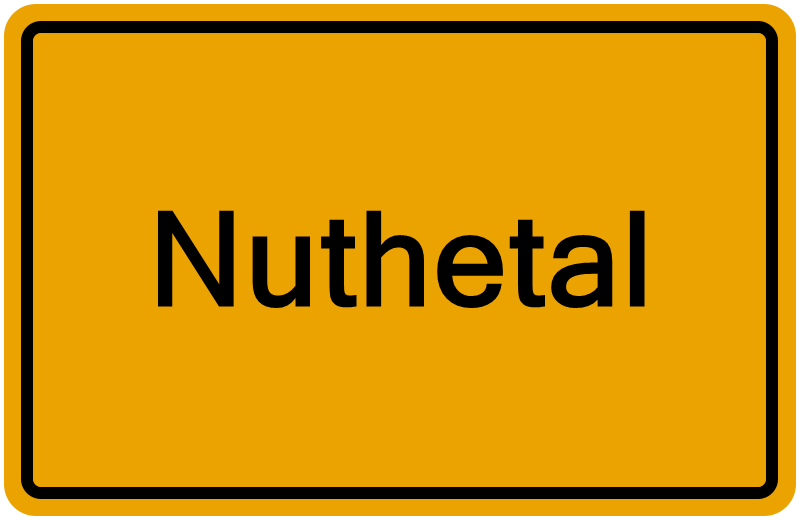 Handelsregisterauszug Nuthetal
