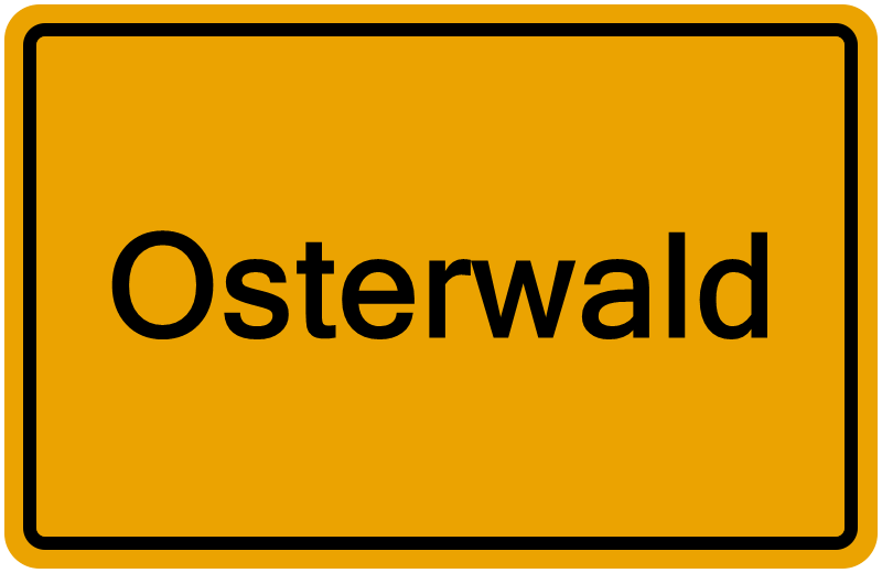 Handelsregisterauszug Osterwald