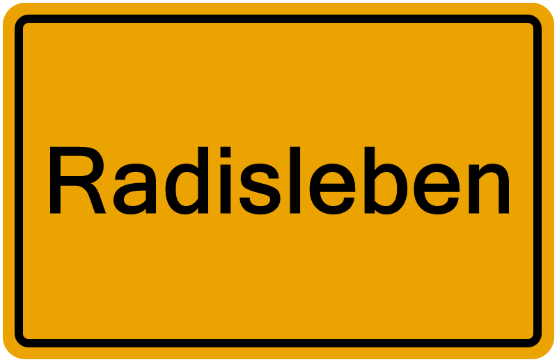 Handelsregisterauszug Radisleben