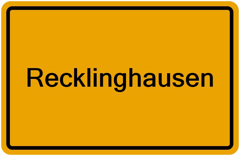 Handelsregisterauszug Recklinghausen