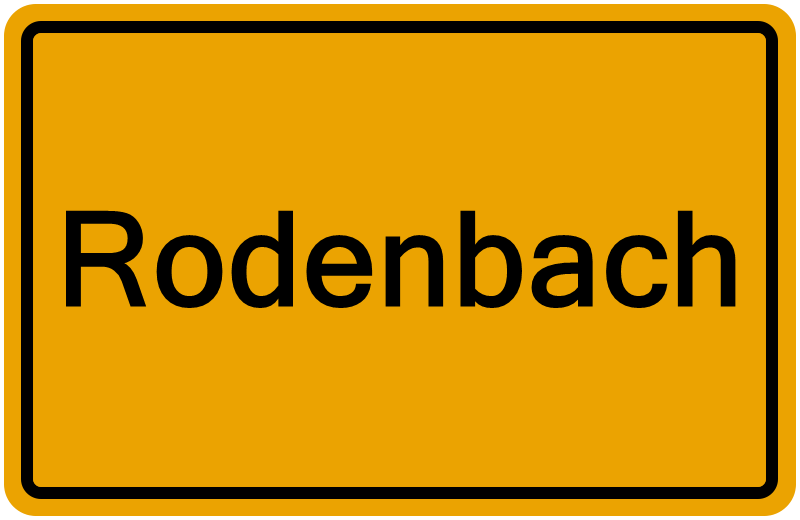 Handelsregisterauszug Rodenbach