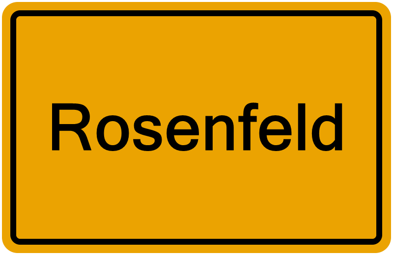 Handelsregisterauszug Rosenfeld