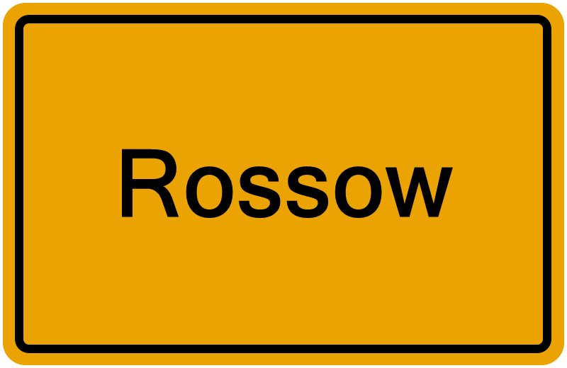 Handelsregisterauszug Rossow