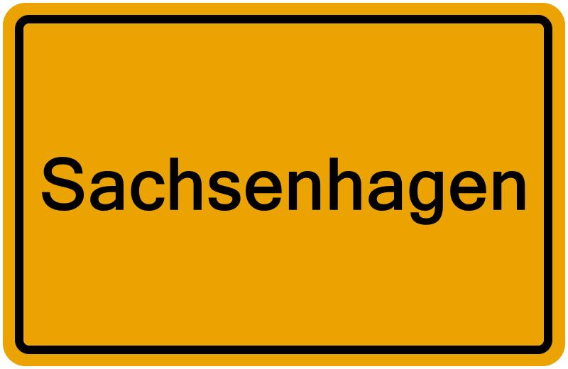 Handelsregisterauszug Sachsenhagen